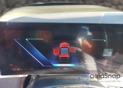 2025 BMW Ix xDrive50 из США, поврежденный, VIN WB523CF02SCT46332